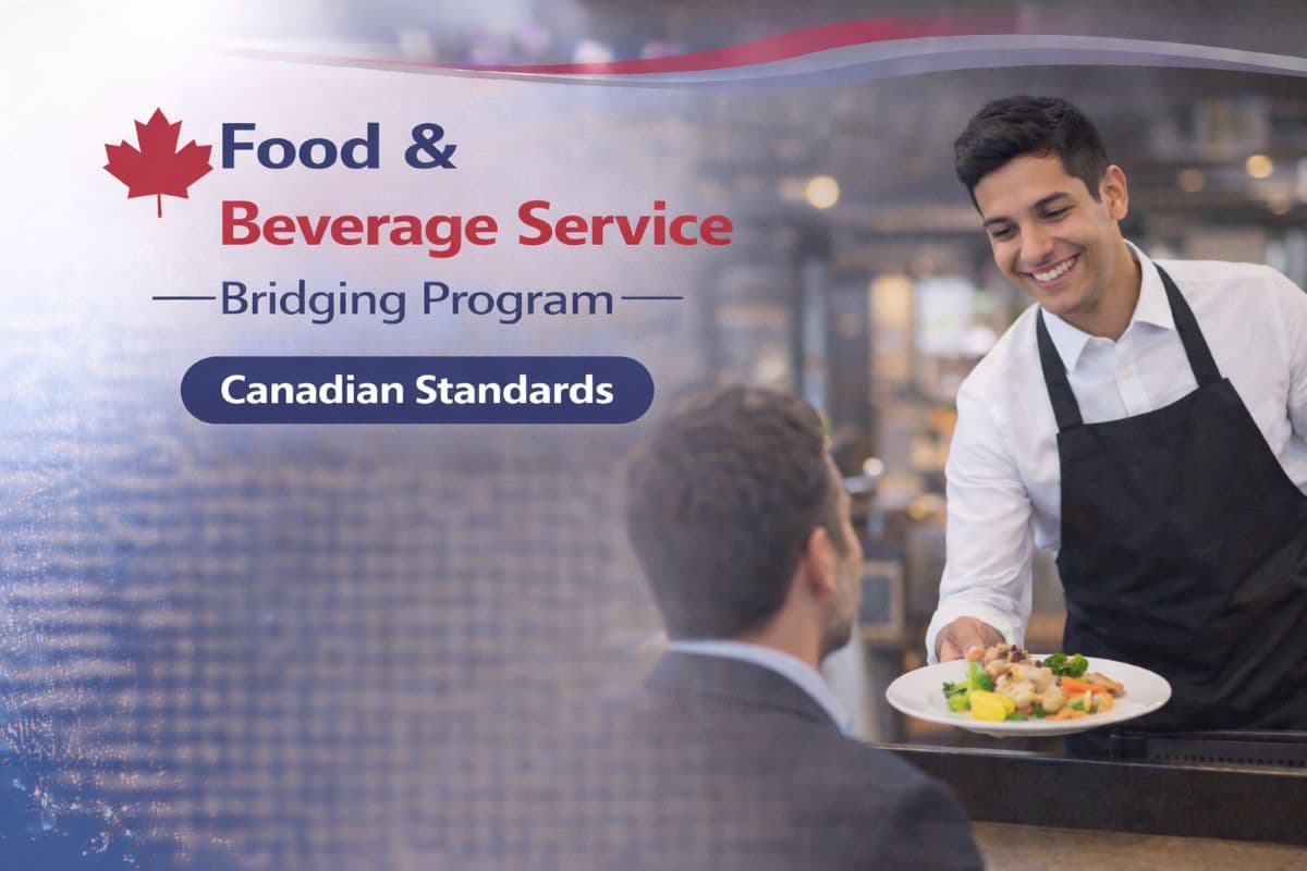 Food & Beverage Service Bridging Program (Canadian Standards) – bridging course at Richmond Hill College