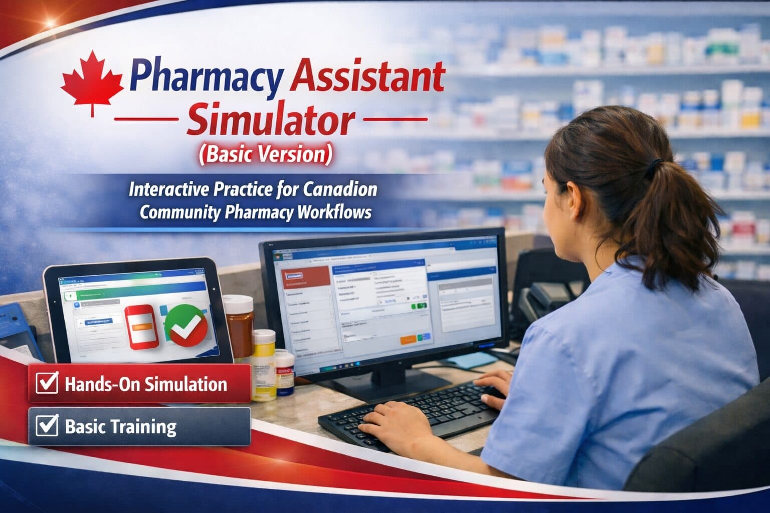 Pharmacy Assistant Simulator (Basic Version) – cours au Collège Richmond Hill